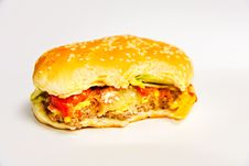 Hamburger Royalty Free Stock Photography Hamburger Royalty Free Stock Photography