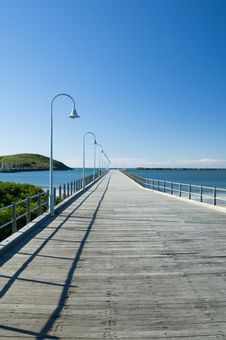 Jetty And Harbour Stock Photography