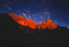 Zion Sunrise Stock Photos