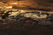 Gold Mud Royalty Free Stock Photos Gold Mud Royalty Free Stock Photos