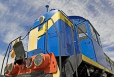 Shunting Locomotove. Royalty Free Stock Images Shunting Locomotove. Royalty Free Stock Images