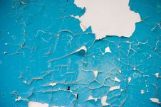 Blue Peeling Paint Royalty Free Stock Image Blue Peeling Paint Royalty Free Stock Image