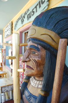 Cigar Shop Indian Chief Stock Images