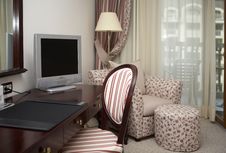 Hotel Room With Furniture Stock Photography