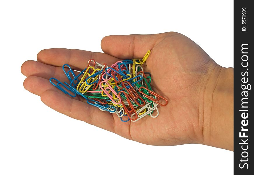 Paper Clip In Hand