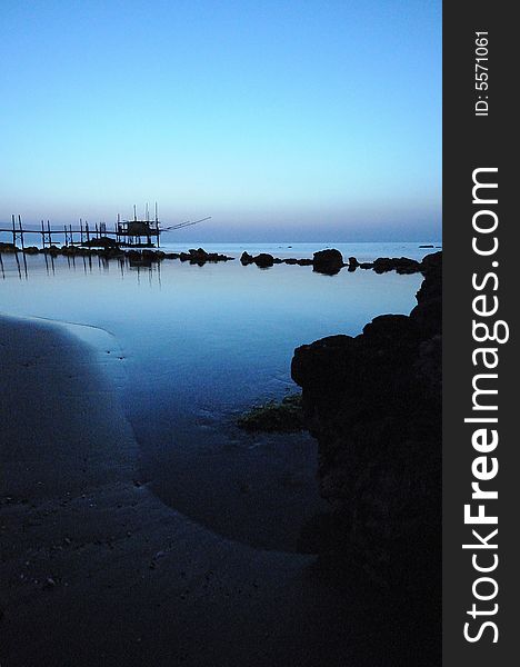 Equipment for fishermen to the dawn Abruzzese. Equipment for fishermen to the dawn Abruzzese