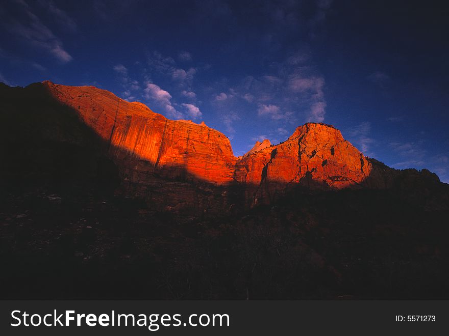 Zion Sunrise, Zion National Park