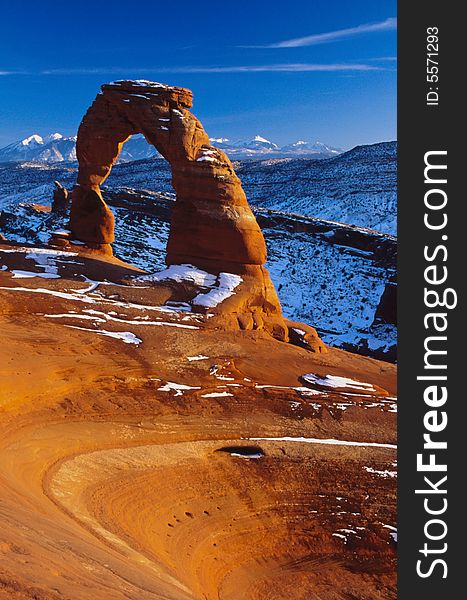 Delicate Arch under Millienium sunset, Utah