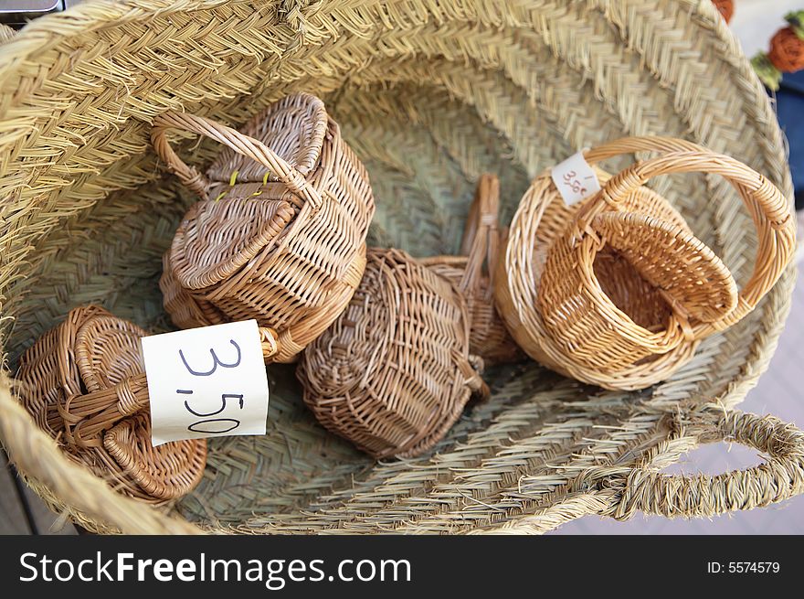 Some Baskets With Price