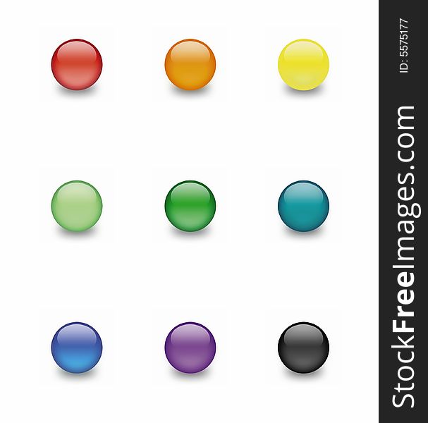 Colored Glass Balls