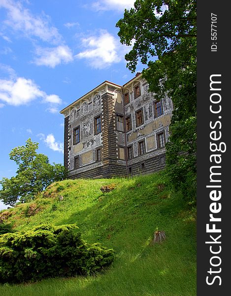 Castle of Nelahozeves near the Prag,czech republic.