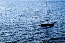 Sailboat On Water Stock Image Sailboat On Water Stock Image