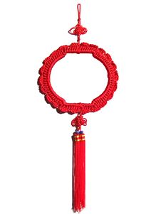 Chinese Knot With Tassel Stock Photography