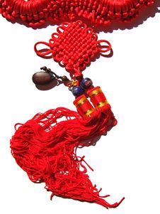 Chinese Knot And Tassel Royalty Free Stock Image