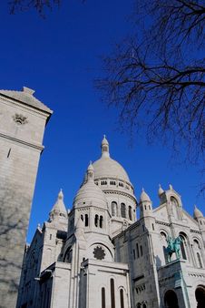 Montmartre. Sacred Heart Royalty Free Stock Photos