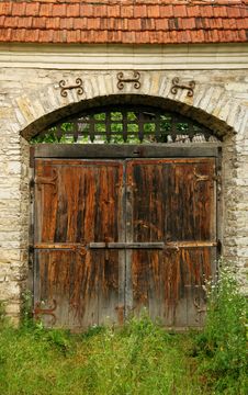 Old Wooden Gate Royalty Free Stock Photos Old Wooden Gate Royalty Free Stock Photos