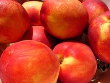 Organic Peaches Royalty Free Stock Image