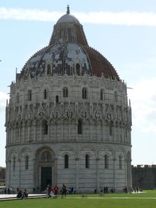 Pisa Baptistery Stock Images