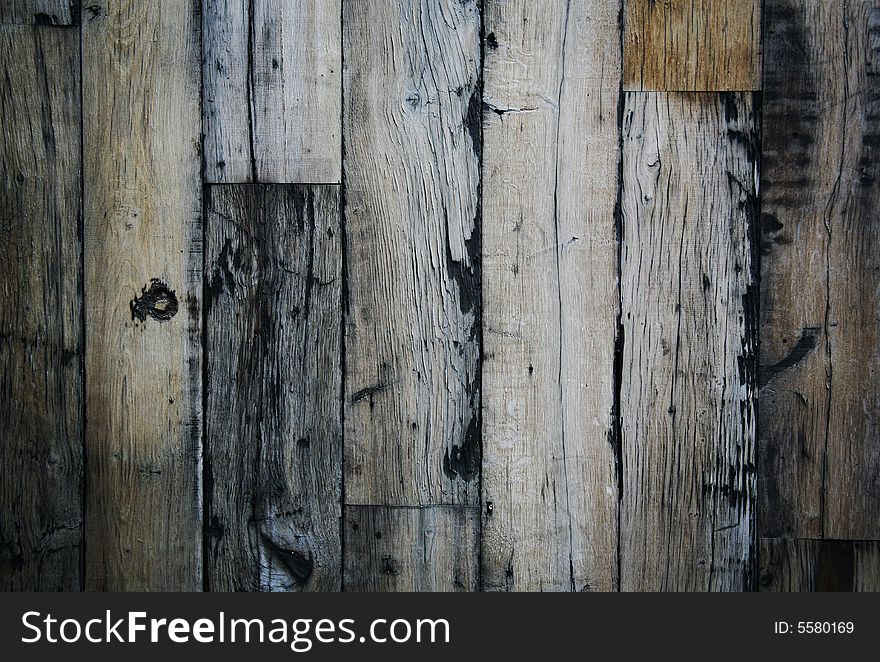 A wooden wall with great texture and character. A wooden wall with great texture and character
