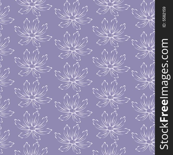 Seamless pattern with white abstract  flowers (can be repeated and scaled in any size). Seamless pattern with white abstract  flowers (can be repeated and scaled in any size)