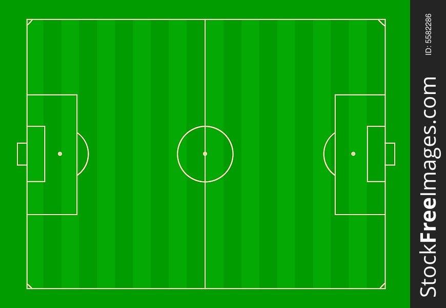 Football field illustration. green field vertical lines. Football field illustration. green field vertical lines