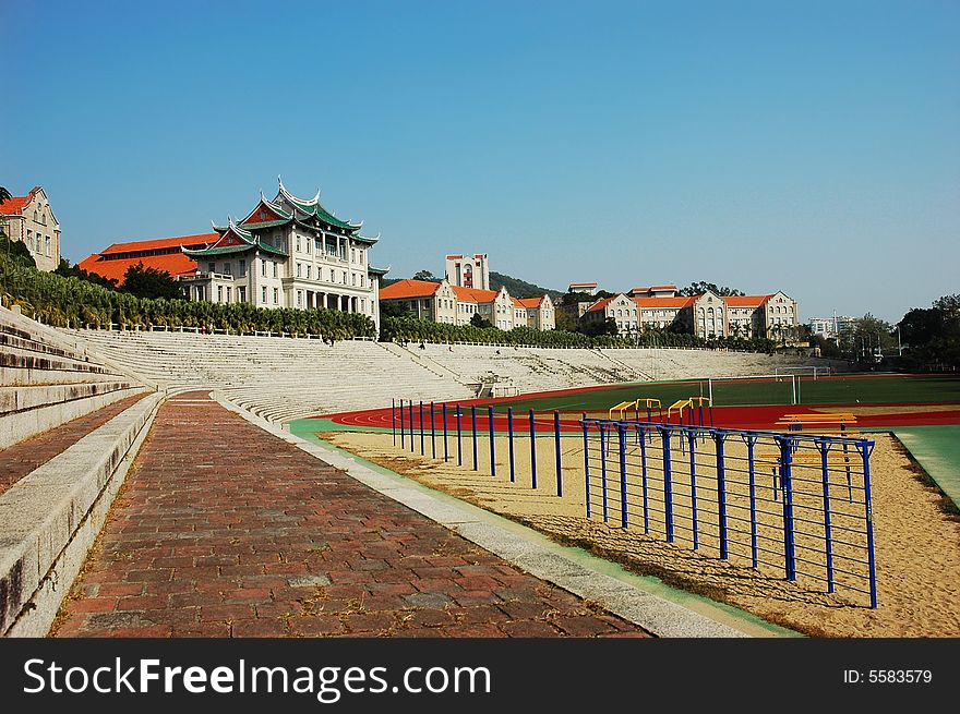 The gymnasium of an  university in china. The gymnasium of an  university in china.