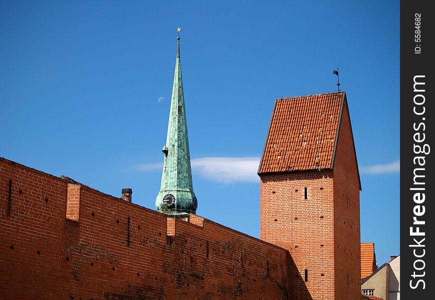 Riga-capital of Latvia. medieval architecture. Riga-capital of Latvia. medieval architecture