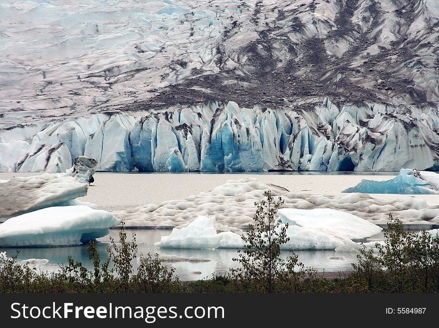 Million years glacier in Alaska