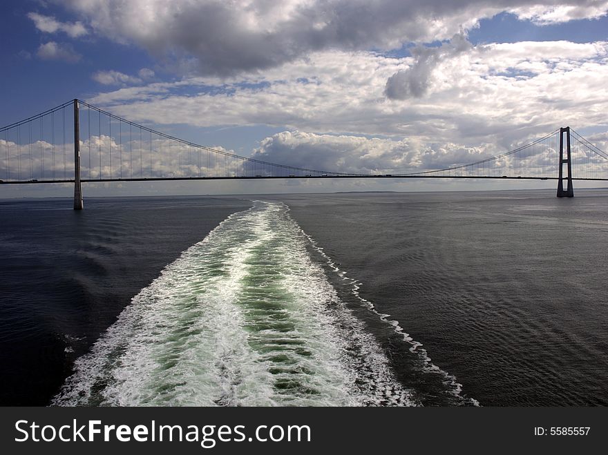 The Great Belt Fixed Link Bridge is a mix of suspension bridge and box girder bridge connecting the Danish Islands of Zealand and Funen. It is the worlds 3rd longest bridge. The Great Belt Fixed Link Bridge is a mix of suspension bridge and box girder bridge connecting the Danish Islands of Zealand and Funen. It is the worlds 3rd longest bridge.