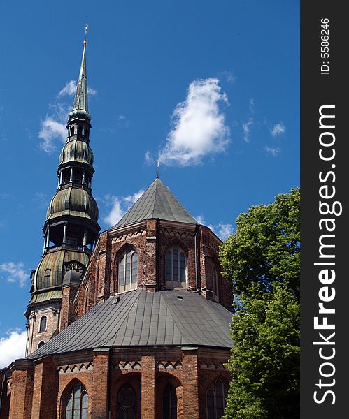 Riga-capital of Latvia. medieval architecture. Riga-capital of Latvia. medieval architecture