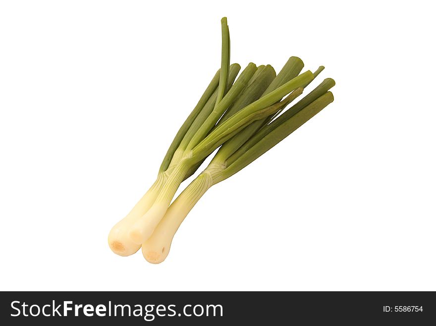 Close up of some green onions
