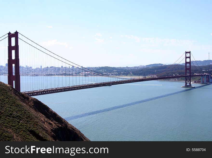 Golden Gate Bridge in San Francisco, California. Golden Gate Bridge in San Francisco, California