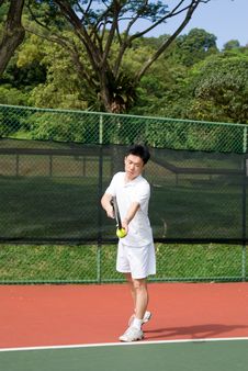 Aisan Tennis Player Stock Photo Aisan Tennis Player Stock Photo