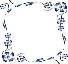 Framework From Flowers Stock Photo Framework From Flowers Stock Photo