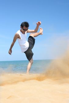 Free Exciting Tropical Beach Royalty Free Stock Images - 5596689