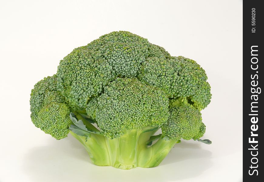 The  green broccoli, the brother of cauliflower. The  green broccoli, the brother of cauliflower