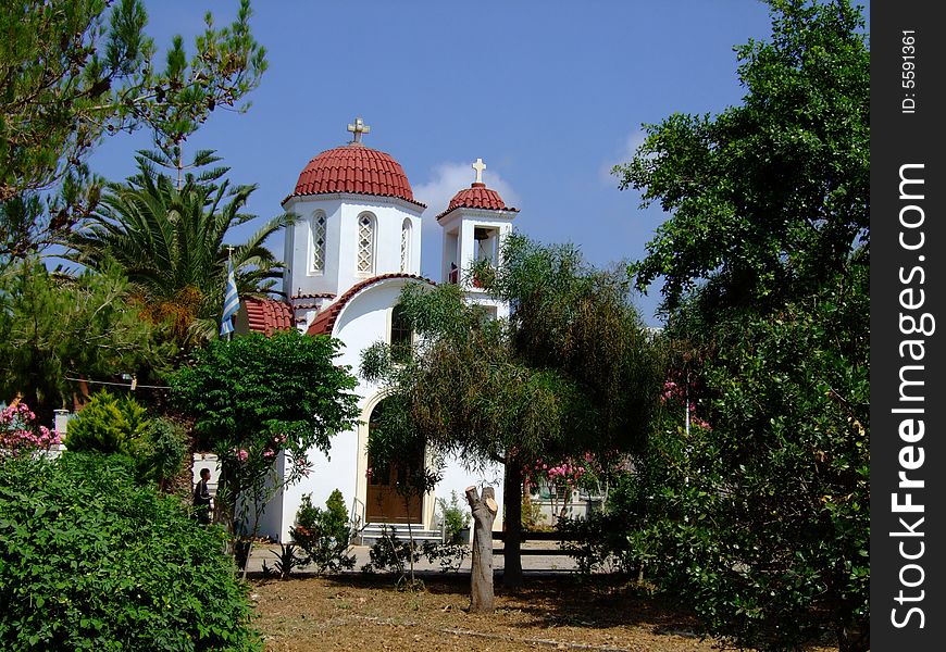 The Greek church at Rethymnon (Crete, Greece)
