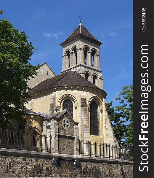 A nice little church in Paris. A nice little church in Paris