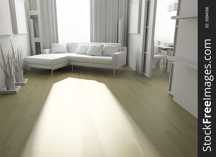 Light room modern 3 d exclusive design