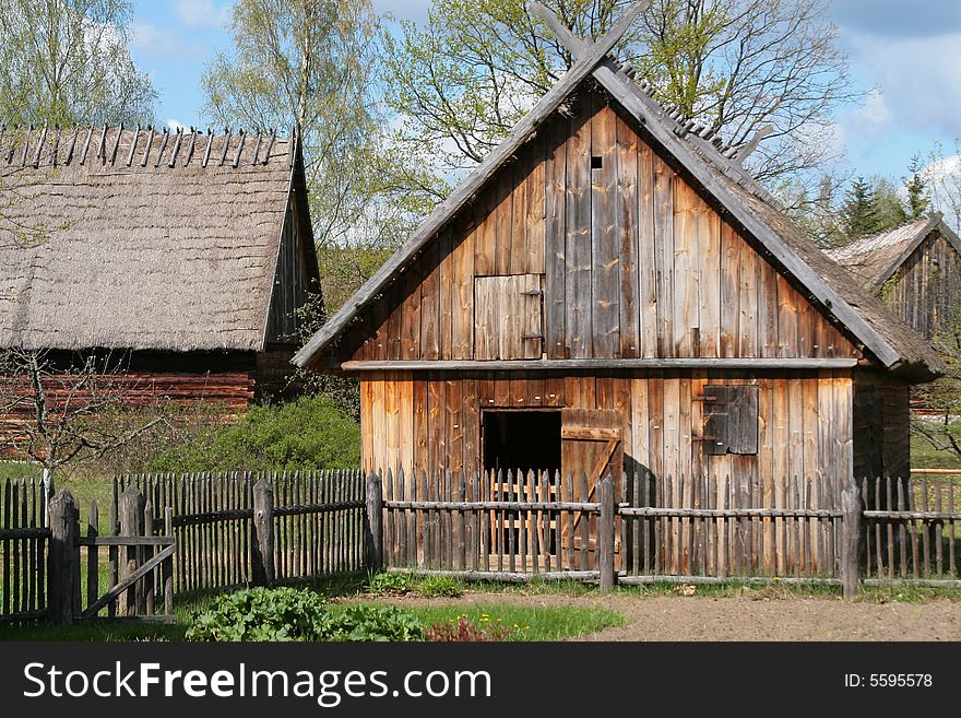 Photo of old village (cottage)