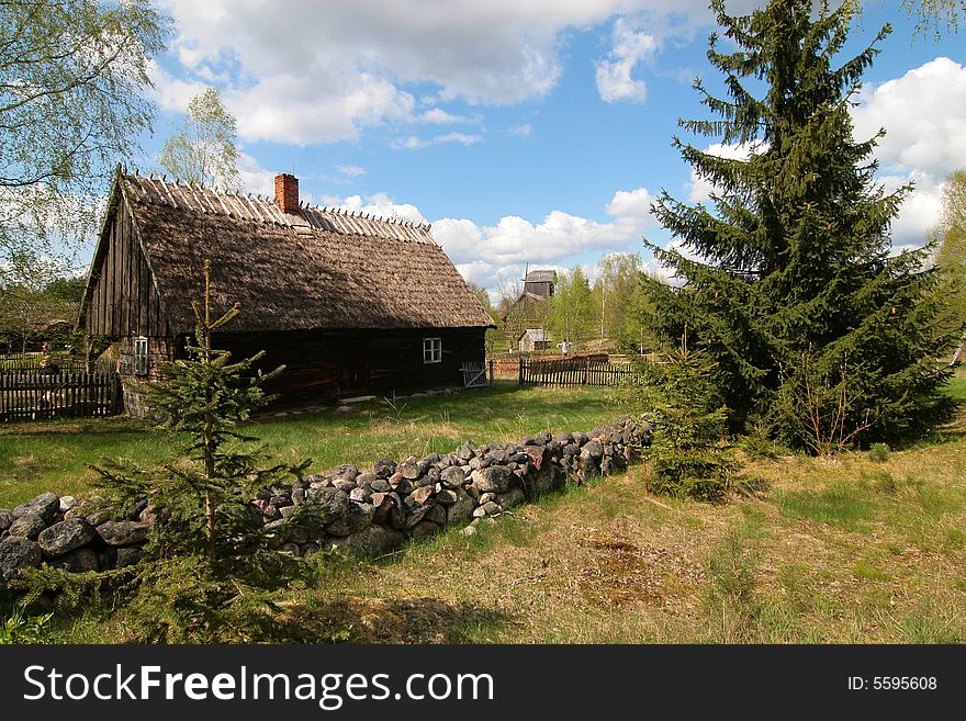 Photo of old village (cottage)