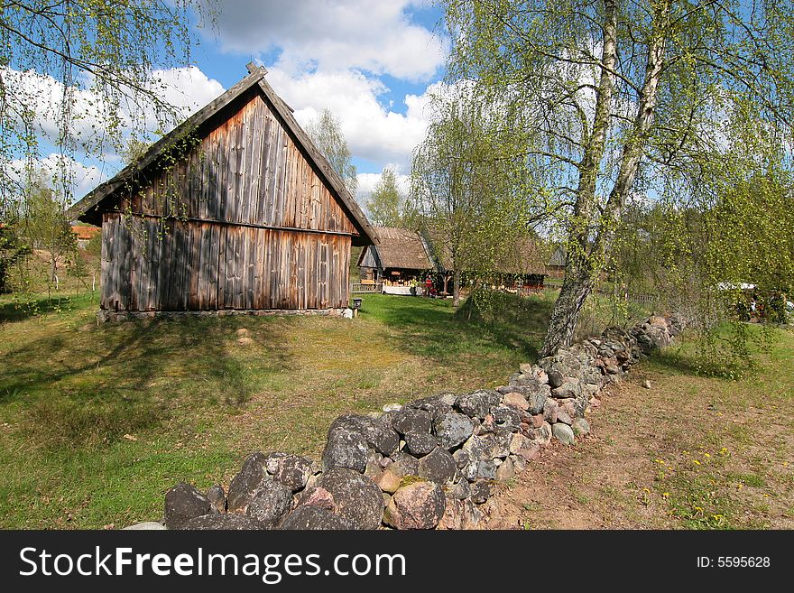 Photo of old village (cottage)