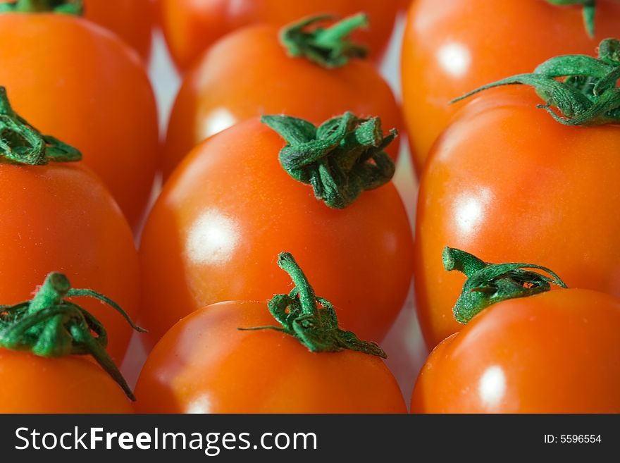 Group Of Red Tomatoes