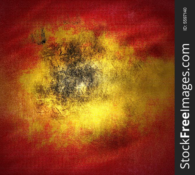 A textured fire like red, yellow and black grunge background. A textured fire like red, yellow and black grunge background