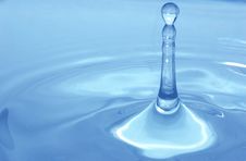 Blue Cascade Stock Image Blue Cascade Stock Image