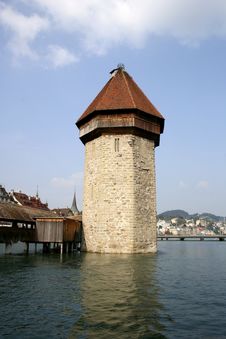 Chapel-Bridge In Lucerne Stock Photos Chapel-Bridge In Lucerne Stock Photos