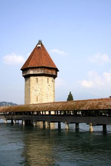 Chapel-Bridge In Lucerne Royalty Free Stock Image Chapel-Bridge In Lucerne Royalty Free Stock Image