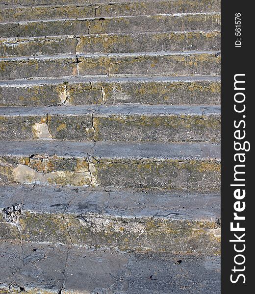 Stone steps abstract