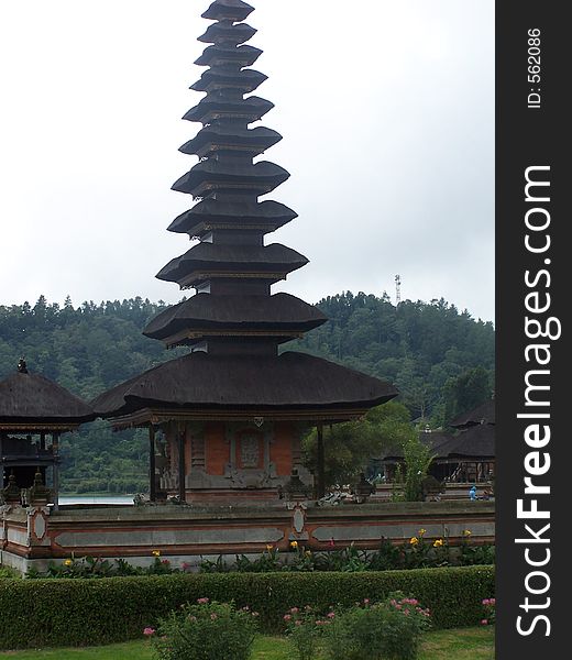 Balinese temple. Balinese temple