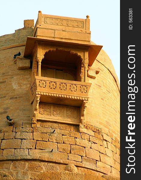 Architecture, Jaisalmer Fort, Rajastan, India. Architecture, Jaisalmer Fort, Rajastan, India